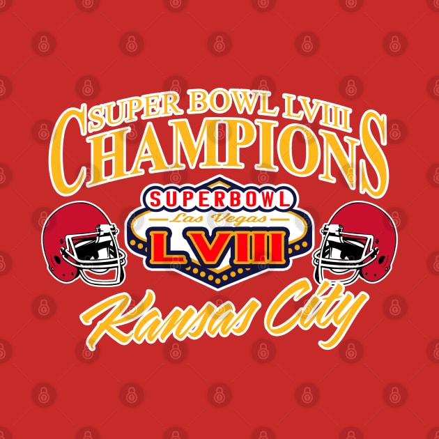 Kanas City Super Bowl LVIII Champions by Locker Room Originals