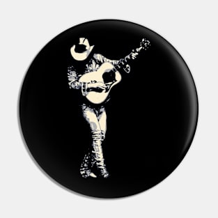 Dwight yoakam - Black Vintage Pin