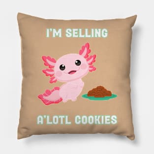 Axolotl Cookie Sale Pillow