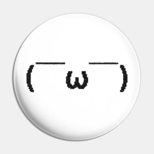 W happy kaomoji v1 Pin