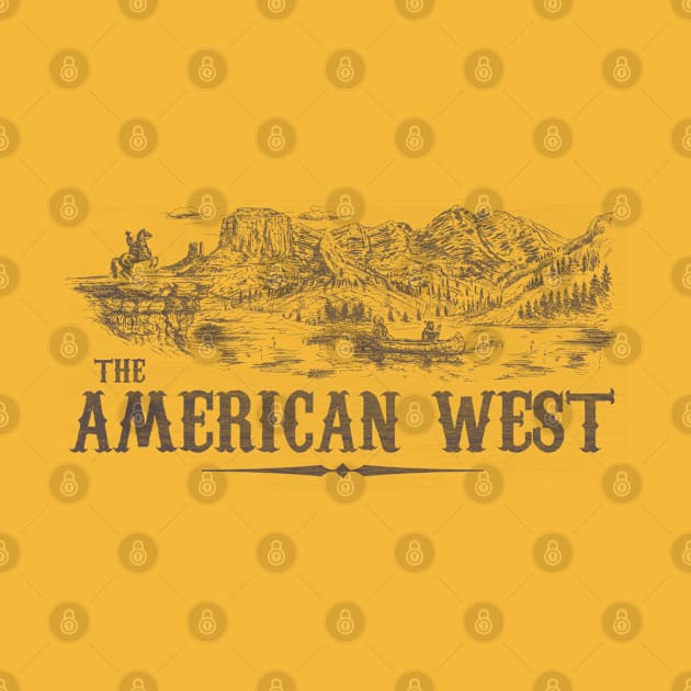 The American West, wood grain distressed by woodsman