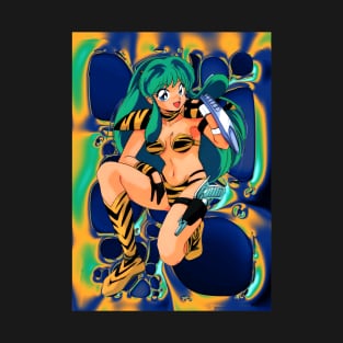 lamu lum Invader urusei yatsura T-Shirt