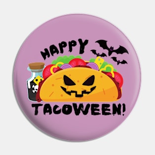 Happy Tacoween Pin