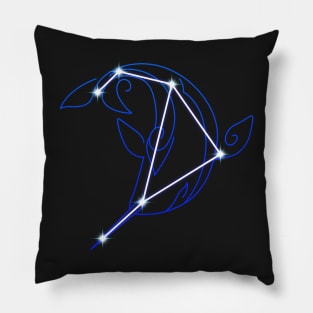 Monoceros Caeli Constellation Pillow