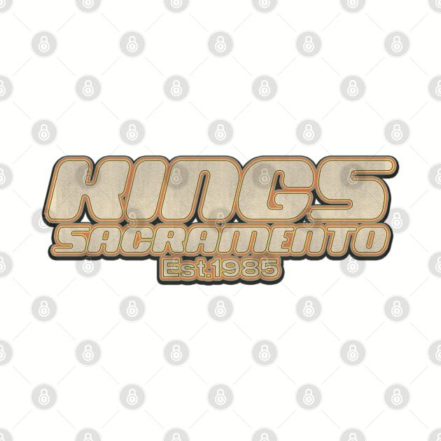 Sacramento Kings / Old Style Vintage by Zluenhurf