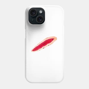 Red agate slice mineral Phone Case