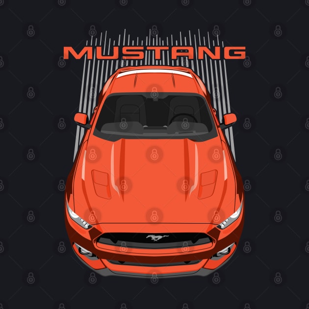 Mustang S550-GT-orange by V8social