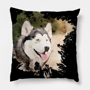 alaskan malamute Pillow