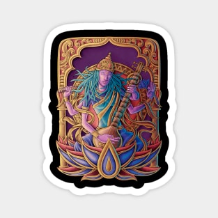 Saraswati Hindu Goddess of Music Magnet