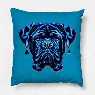 Neapolitan Mastiff Mastino Napoletano Tattoo Art Print Pillow