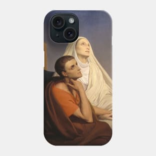 Saint Augustine and Saint Monique by Ary Scheffer Phone Case