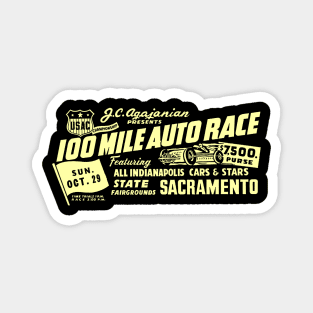 Sacramento Fairgrounds Race Magnet