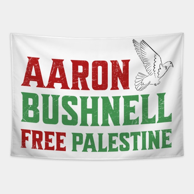 Aaron Bushnell free palestine Tapestry by Multidimension art world