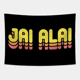 Retro Jai Alai Tapestry