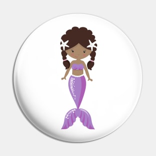 African American Mermaid, Cute Mermaid, Tail Pin