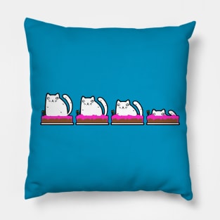 Rasabi Cat - Sinking Feeling Pillow