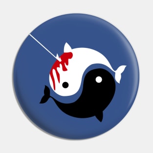 stop whale hunting Pin