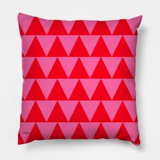 Pink Zig Zag Design with Red Pillow