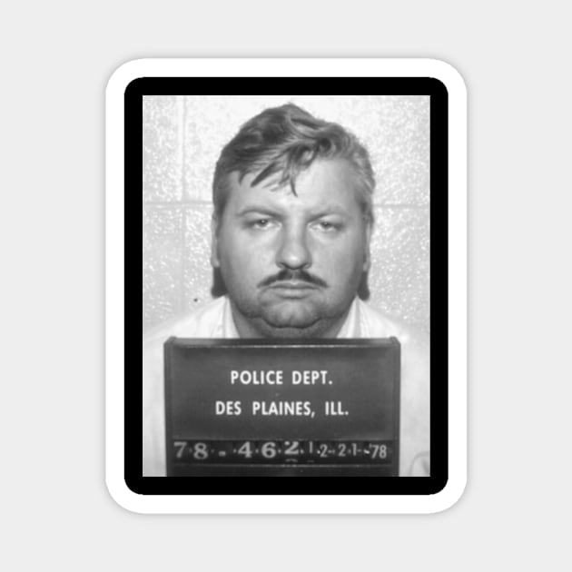 John Vintage Wayne criminal Gacy Magnet by davidhedrick