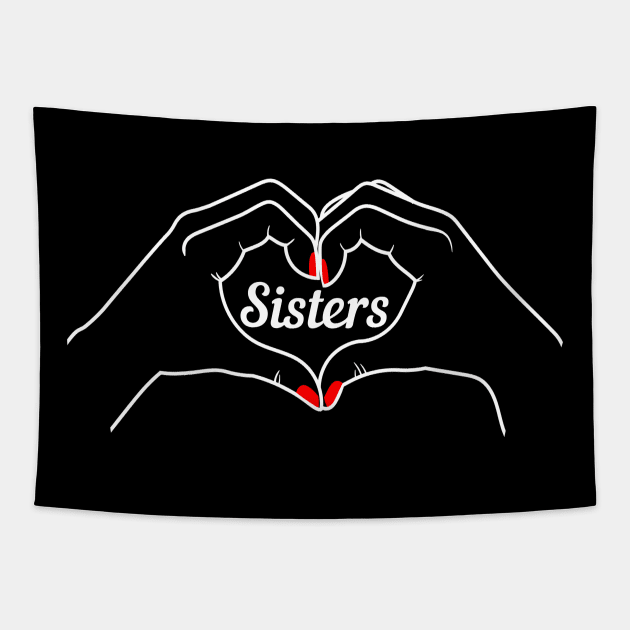 Sisters Tee Tapestry by Lulaggio