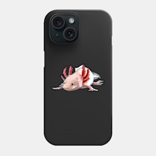 A sweet realistic axolotl motif Phone Case