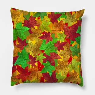 AUTUMN Season Leaves Pillow