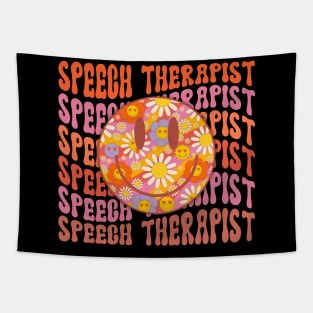 Speech Therapist Vintage Retro SLP Tapestry