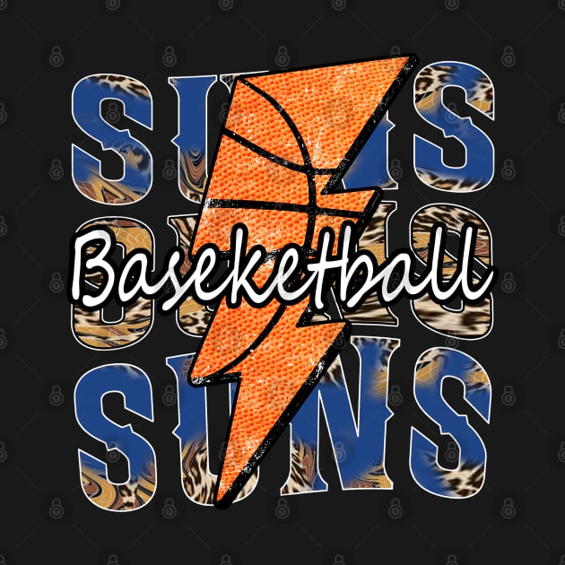 Graphic Basketball Suns Proud Name Vintage by Frozen Jack monster