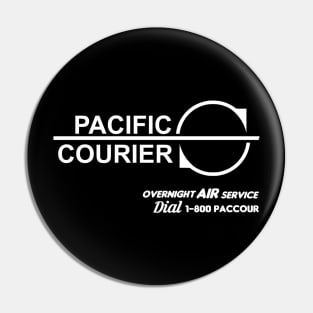 D.H. Courier logo - action movie Pin