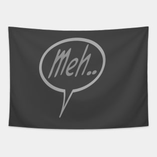 Word Balloon: “Meh” Tapestry