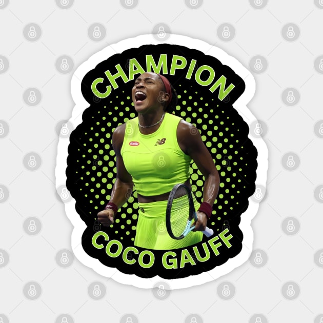 Coco Gauff Call me Coco Cori Magnet by Danemilin