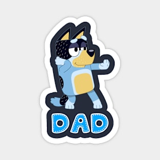 Best Dad Bluey Magnet