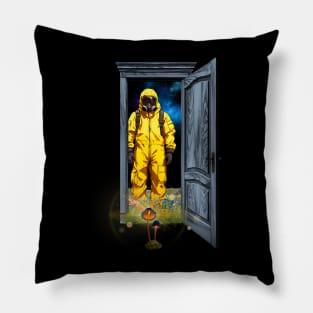 Hazmat Suit Finds Glowing Mushroom Pillow