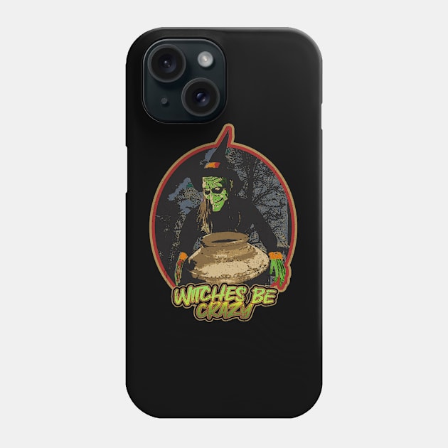 Witches Be Crazy // Horror Phone Case by Mandegraph