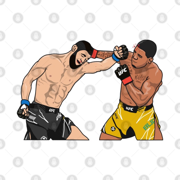 khamzat vs burns by rsclvisual