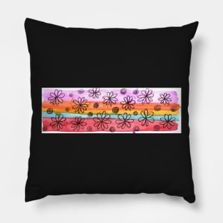 Stripe cup 1 Pillow