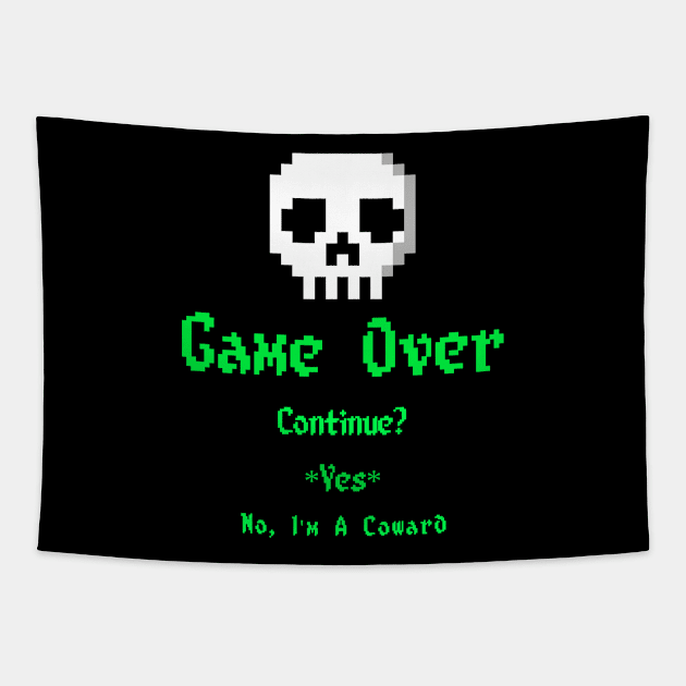 Game Over Tapestry by My Tribe Apparel