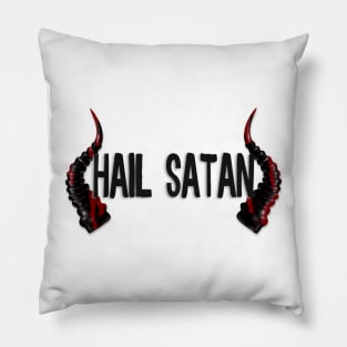 Hail Satan Horns Pillow