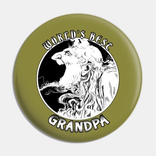 World's Best Grandpa Pin