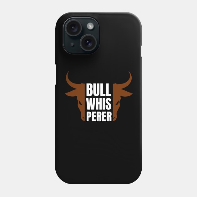 Bull Whisperer Phone Case by footballomatic