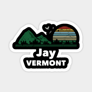 Mountain Sunset Flying Birds Outdoor Jay Vermont Magnet