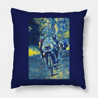 Downhill Blues Pillow