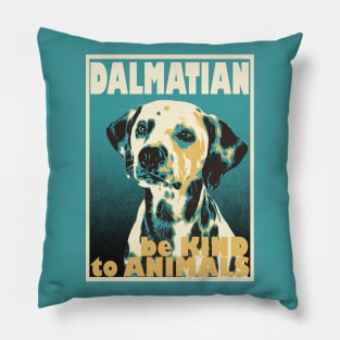 Retro Dalmatian Pillow