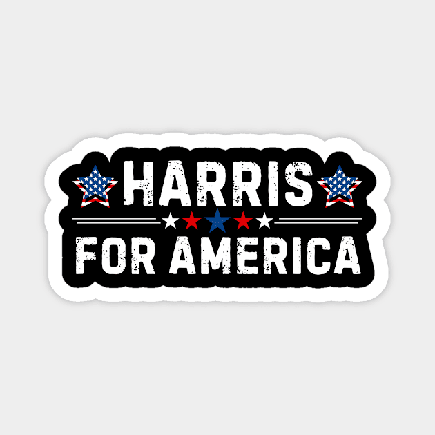 Kamala Harris For America Magnet by The WYLD Tribe