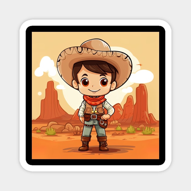 Cowboy Magnet by ComicsFactory