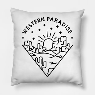 Western Paradise Pillow