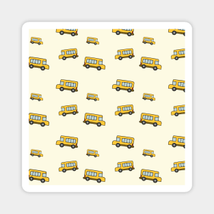 School Bus Pattern - Back to School 2024 / 2025 Magnet