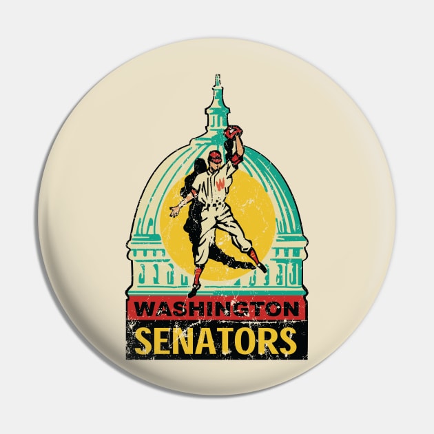 Washington Senators Pin by MindsparkCreative