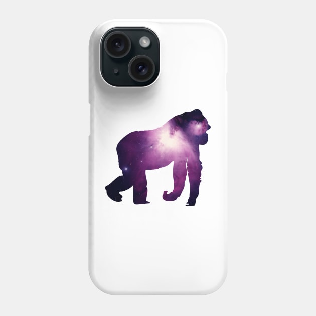 Purple Gorilla Phone Case by giantplayful