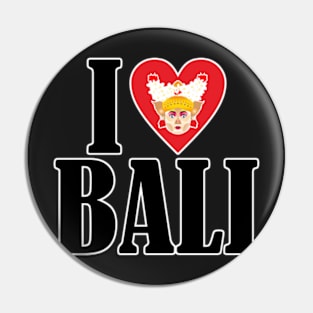 I Love Bali Pin